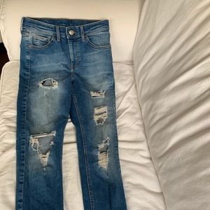 Top shop skinny jeans